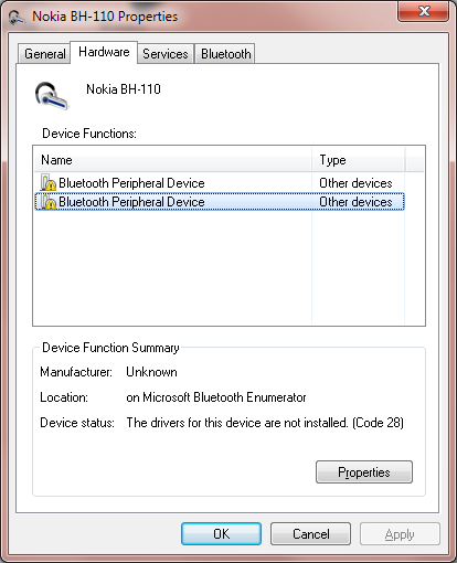bluetooth peripheral device driver for windows vista 32 bit download